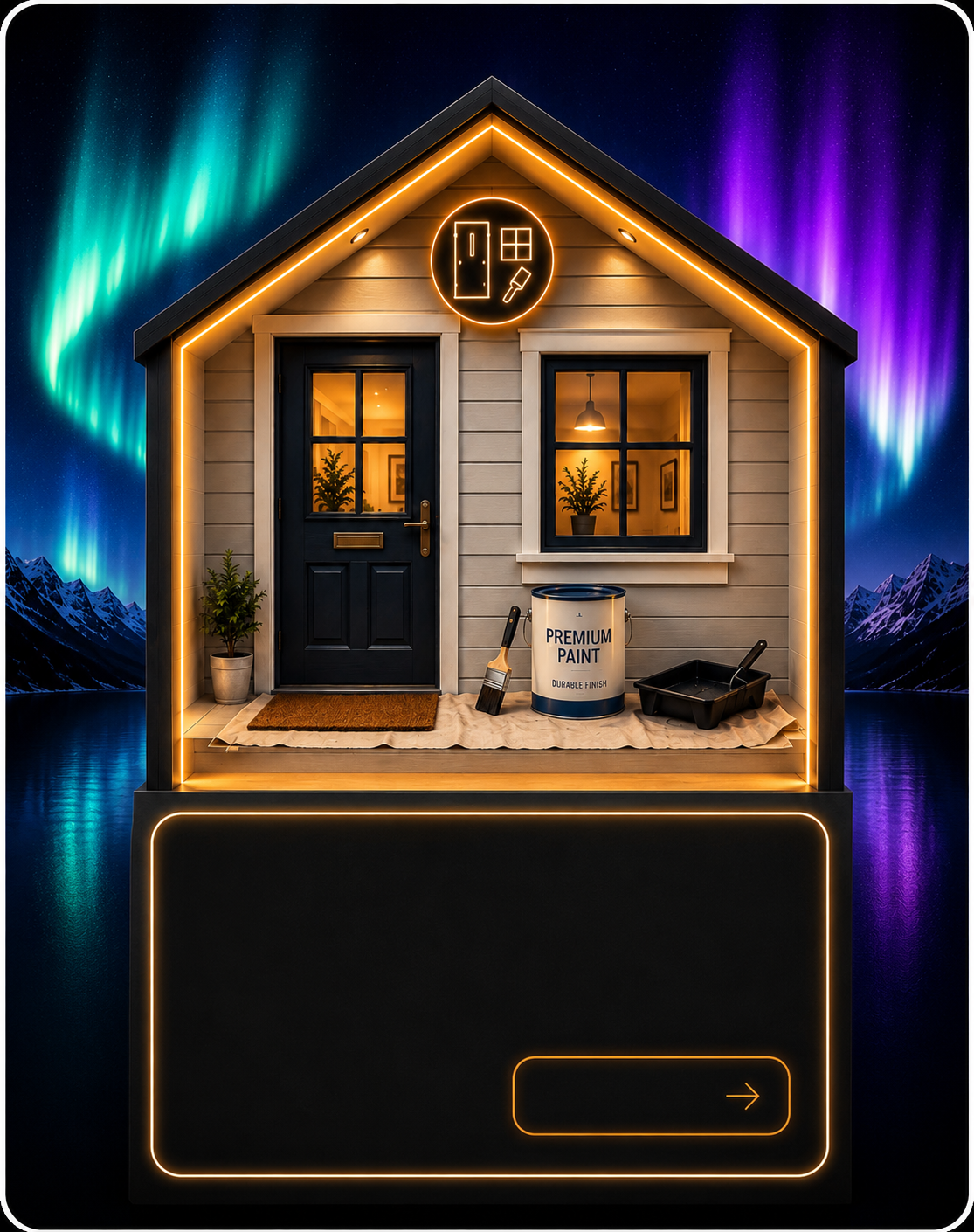 Door & Window Painting service by Aurora Måleri